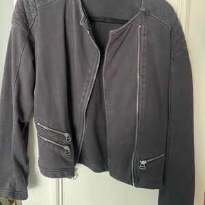 GAP Black cotton women’s moto  Jacket LN